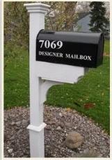 PVC 54 Post with Federal Cap