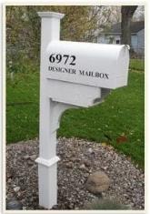 PVC 54 Post with New England Cap